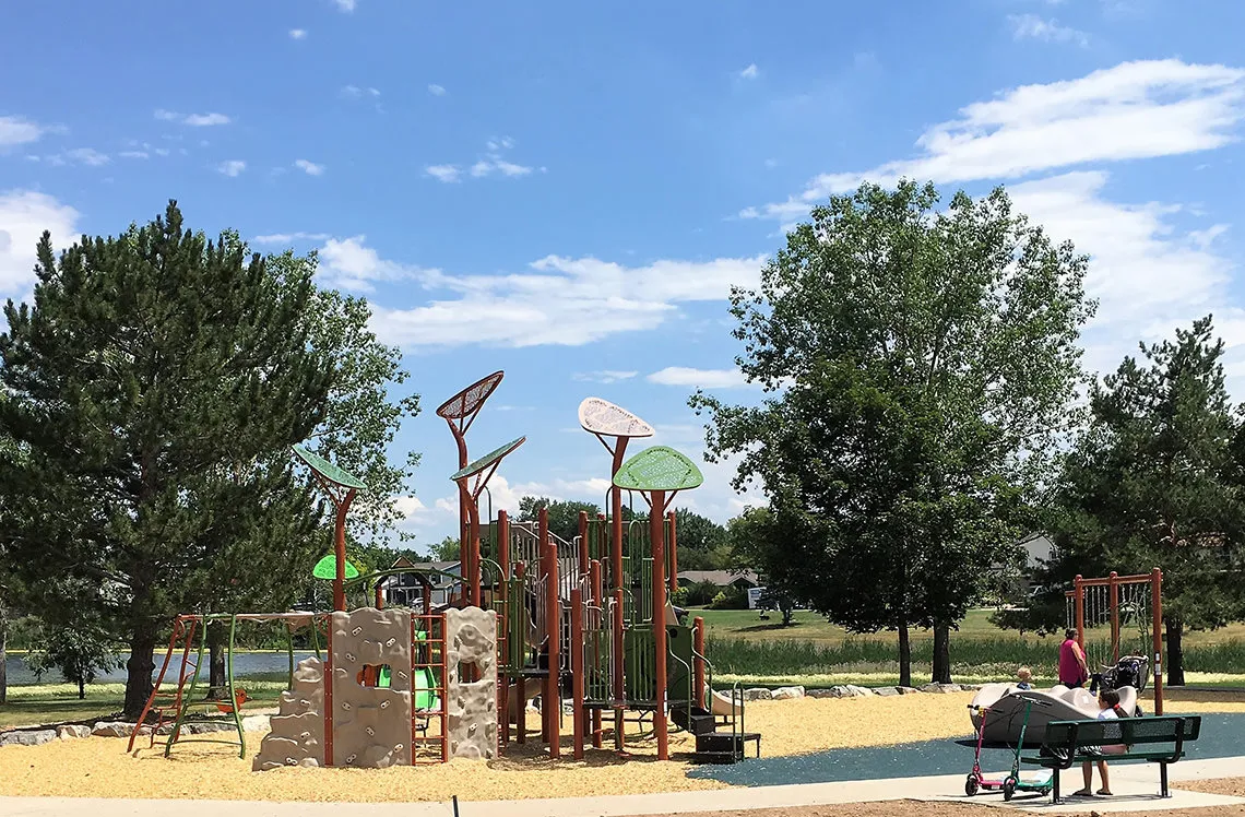 Blue Heron Park playground space for all ages 
